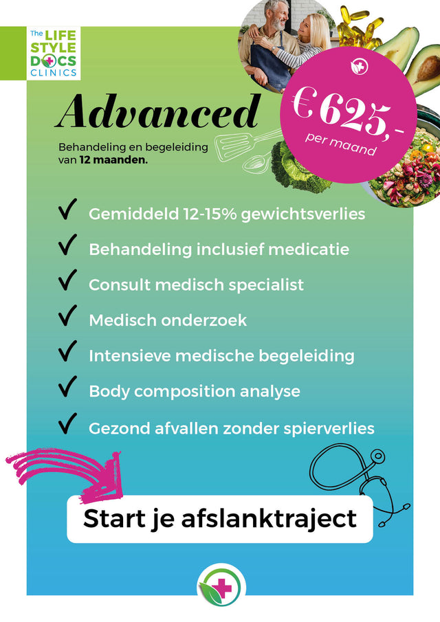 Tarieven | Afslanktraject | GLP-1 | Advanced